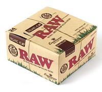 24 Pack of Raw Paper RAW King Size Slim Rolling Papers CONNOISSEUR 24 Booklets = 640 Papers INCLUDES RAW RAW ROACH TIPS. ITK_Trade