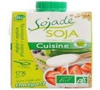 24 Pack of Sojade Organic SOYA Cream 200 ML