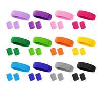 24-Pack of Sweatbands, Women's Athletic Headbands & Wristbands, Elastic Polyester, Quick-Drying, Available in 12 Colors, Perfect for Workouts