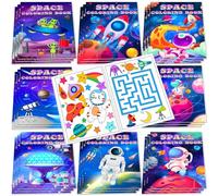 24 Pack Outer Space Coloring Book for Kids Astronaut Alien Rocket Coloring Book Bulk Space Drawing Books Galaxy Activity Books for Solar System Birthday Planet Party Decor Goodie Bag Gift Stuffer