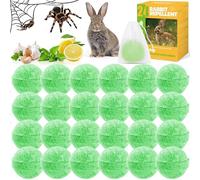 24 Pack Peppermint Oil Spider Repellent Pouches - Powerful Rabbit Ant Repellent Plant-Based Ingredients for Outdoor Indoor Garage House, Spider Deterrent Safe for Kids & Pets, Easy to Use