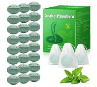 24 Pack Pet Safe Yard Snake Repeller Powerful Lizard Repeller Outdoor Moth Balls for Snake Outdoor Use Keep