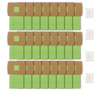 24 Pack PKBB12DW Type BB Compact Canister Vacuum Bags Replacement for Oreck XL Buster B Canister Vacuum bags BB180 BB280 BB850 BB870 BB900 BB1000 MV160 with 4 Motor Filter