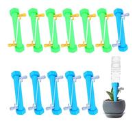 24 Pack Plant Watering Spikes, Self Watering Plant Spikes with Slow Release Control Valve Switch Bottle Drip Irrigation System, Garden Indoor Plant Watering Device