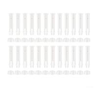 24 Pack Plastic Pool Joint Pins And Rubber Seals For Rectangular Metal Frame Pools Compatible With For Intex Models Since 2016 Season White Color 5cm Size Replacement Parts Set