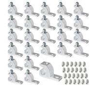 24 Pack Pool Bonding Lug with Free 24 SST Screws - Pure Aluminium High-Conductivity Lay-in Clamps, 14-4 AWG Grounding for Pools/Conduits/Spas