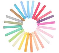 24 Pack Portable Teacher Chalk, Water Soluble Colored Chalk, Safety Chalk for Blackboard