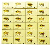 24-Pack Post-it Sticky Notes Yellow 76x127mm Self Adhesive Memos 100 Sheets/Pad