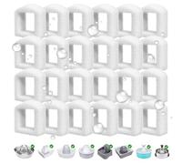 24 Pack Replacement Foam Filters for Drinkwell Pet Fountains - Compatible with Stainless Steel 360, Avalon, Pagoda, Butterfly, Creekside, Seaside, Seascape, 1-Year Supply