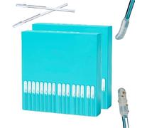 24 Pack Sticky Ear Cleaning Stick, Washable Reusable Resin Gel Ear Stick, Self Sticky Ears Cleaner Earwax Removal Kit, Gentle EarCare, Ears Cleaning Stick Earwax Remover for Adults Kids (2)