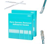 24 Pack Sticky Ear Cleaning Sticks, Reusable Ear Wax Removal Tools With Dust Cover Packaging, Gentle, Multifunctional EarCleaning Tool, Earwax Removal Adhesive Swabs for Kids & Adults (2)