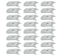 24 Pack Trailer Wood Deck Clips - 1/4" Heavy Duty Steel Bearclaw Floor Hold Down Clips Replacement for Trailer, Truck, Flatbed, Boat, Warehouse Deck Planks