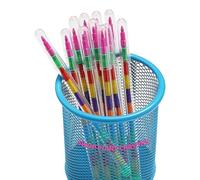 24 Pack Twistable Crayons for Children, Colourful Wax Pencils for Drawing and Crafts, Ideal Party Bag Fillers for Kids, Fun School Supplies for Art Projects and Creative Play (Multicolour)