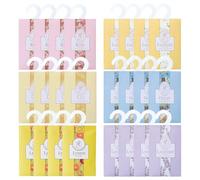 24 Pack Wardrobe Fresheners,Scented Drawer Liners,Wardrobe Scent Bags,Drawer Fresheners,Natural Room Fresheners,For Home Drawers Closets Room Wardrobe Bathrooms(Sachets With Hanging)