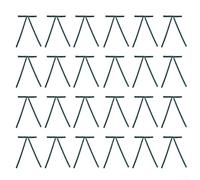 24 Pack Wine Red Velvet Xmas Bows for Tree Decoration - Reusable Wreath Bowknots 5x7 Inches(dark green)