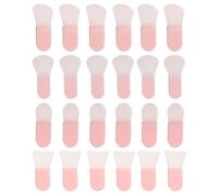 24 PackS Silicone Face Mask Brush Set Pink Mini Facial Mask Applicator Tools oft Flexible Spa Brush for Cream, Mud, Clay, Gel, DIY Skincare, Travel & Home Use