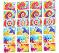 24 Packs Travel Size Tissue Pocket Slim Pack Facial 3 Ply Wallet Size Pocket Tissues for Travel Wedding Party Favors, 6 Styles(Vibrant)