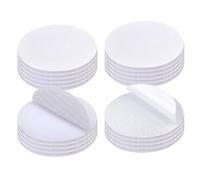 24 Pair Sticky Back Heavy Duty, Round 5 Cm Sticky Pads, White Double Sided Sticky Pads Dots No Nail, Circles Self Adhesive Tape Dots for Home, Office, School DIY Projects