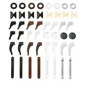 24 Pairs Eyeglass Retainer, Multicolor Eyeglass Grips, Silicone Anti-slip Eyeglass Holder, Eyeglass Ear Hook Eyeglass Temple Tips, Silicone Nose Pads, Round Eyeglass Retainers for Sports Running