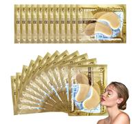 24 Pairs Gold Collagen Eye Mask, Under Eye Gel Patches,Independent Package Hydrating Moisturizing Eye Gel Patches & Eye Patches For Dark Circles,Puffy Eyes, Wrinkles