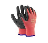 24 PAIRS NEW LATEX COATED WORK GLOVES SAFETY DURABLE GARDEN GRIP BUILDERS (L-9)