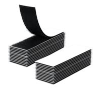 24 Pairs Rug Gripper Double Sided Hook and Loop Tape, Self Adhesive Reusable Strips, Carpet Stickers Sticky Tape 3 x 10cm, Non Slip Rug Grippers for All Rugs & Floors Walls Doors, Stop Rugs Moving