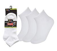 24 Pairs White Mens Trainer Socks - 6-11