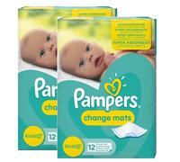 24 Pampers Change mats Baby Mats (12x2).