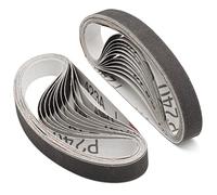 24 PCS 1/2" x 12" Replacement Sanding Belts, 240 Medium Grit Sharpening Belt for Official Work Sharp Knife & Tool Sharpener (WSKTS & WSKTS-KT/Mk.1 & Mk.2)