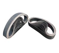 24 PCS 1 x 18 Inch Silicon Carbide Sanding Belts Assortment- 80, 120, 240, 400, 800, 1000 Grits Premium Sander Belts for Knife Sharpening and Metalworking