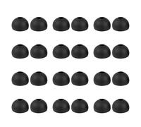 24 PCS/12 Pairs Earbud Tips, Replacement Ear Bud Rubber Tips, Silicone IEM Tips for kz zs10 pro, zs10 pro x, zsn pro x, zsn pro, Castor, edx pro, zar, zst, dqs, zas, ccz Melody (Black, Large)