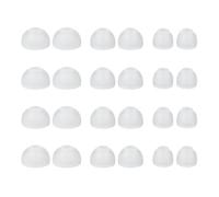 24 PCS/12 Pairs Earbud Tips, Replacement Ear Bud Rubber Tips, Silicone IEM Tips for kz zs10 pro, zs10 pro x, zsn pro x, zsn pro, Castor, edx pro, zar, zst, dqs, zas, ccz Melody (Clear, S/M/L)