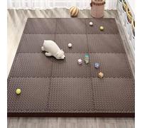 24 Pcs 12x12x1in Extra Thick Foam Puzzle Play Mat Foam Interlocking Floor Tiles(Coffee)