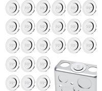 24 Pcs 5/2" Knockout Seals Electrical Box Knockout Plugs Removable Conduit Seals Various Sizes to Fit Unused Electrical Box Openings