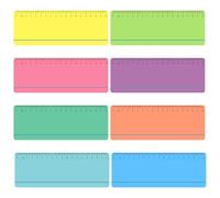 24 PCS A4 Colored Overlays for Dyslexia, Reading Tracking Rulers, Guided Reading Strips, Highlight Colored Overlays, PVC Reading Aid for Early Readers, Visual Stress, Dyslexia