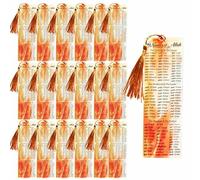 24 pcs Acrylic 99 Names of Allah Bookmark Arabic English Bilingual Islamic Bookmarks Ramadan Eid Gifts Bulk for Women Quran Learning Reflecting on The Names of Allah