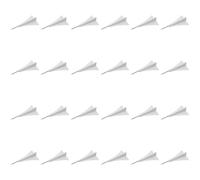 24 Pcs Airplane Push Pins, 3D Decorative White Thumb Tacks for Cork Board, Metal Bulletin Board Push Pins, Cute Thumb Tacks for Photos, Maps, Office, and School