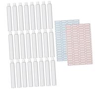 24 Pcs Aluminum Paint Tubes 20ml Container Art Supplies For Artists And Students Storage Tubes With Sticker Empty Aluminum Tube