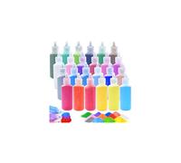 24 PCS Art Sand,1.24oz Colored Sand Bottles,Sand Arts and Crafts Kit,Scenic Sand for Kids,DIY Sand Painting,Wedding Decoration