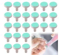 24 Pcs Baby Nail File Pads, Nail Trimmer Replacement Pads for Electric Baby Trimmer Nails Grinding Polishing Head Universal Children's Spare Nails Grinder Head For Babies 12 Months and Up