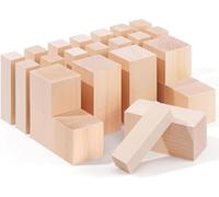 24 Pcs Basswood Carving Blocks, 3 Sizes Whittling Wood for Crafts