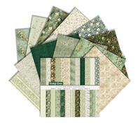 24 Pcs Boho Pattern Paper 24 Designs Scrapbook Paper Double Sided Colorful Decorative Craft Papers for DIY Art Card Making Scrapbook Photo Frame Decor Gift Decoration (I)