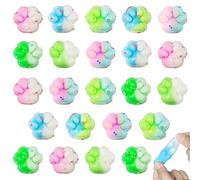 24 PCS cat paws Age 3+, Taba squishy paw, Cat Paw Fidget Toys,squishy toys with Many Colors. For Kids Adults Boys Girls Birthday Party Anxiety Relaxation Gifts (24pcs-1)