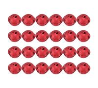 24 Pcs Christmas Bells, 40mm Iron Paint Hollow Five Pointed Star Christmas Tree Decoration, Christmas Frosted Bell Ornaments (LD40D10)
