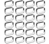 24 Pcs Clear Makeup Bags Bulk 7.1 x 1.58 x 5.51 inches Tsa Approved Toiletry Bag for Travel Transparent Cosmetic Bag Waterproof Travel Small Pouches with Zipper for Men and Women (24, Black)
