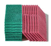24 PCS Copper Pipe Cleaners Clothes 50x150mm, Wet and Dry Dual-use Abrasive Pads Multi Grits P180*8/P320*16 Scouring Pad Industrial for Polishing Metal Stainless Steel