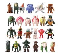 24 Pcs Creative Animal Toys Cartoon Creatures Mini Figures Action Figures Set,Funny Collectible Figures for Kids & Adults,Tralalero Tralala-Inspired,Safe Gifts for Fans Ages 6+