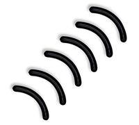 24 Pcs Curler Refill EyeLash Curler Refill Pads Silicone Rubber Soft Curler Replacement Refills Pads for Universal Eyelash Curler (Black)