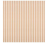 24 Pcs Decorative Half Wooden Beads Trim Molding Unfinished 3D Decorative Bead Pearl Wood Molding for Home Wall Cabinet Shelf and Window Door,Cute DIY Moulding Trim(15.75 x 0.5 Inch)