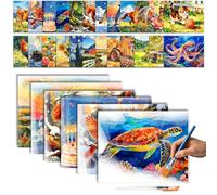 24 Pcs Dementia Products for Elderly Reusable Water Doodle Coloring Set